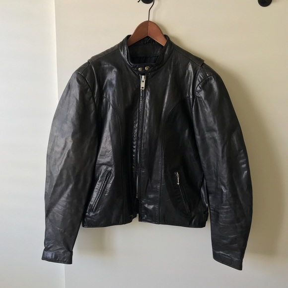 Vintage Openroad Motorcycle Leather Jacket - Picture 1 of 9